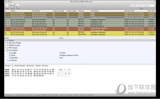 Cocoa Packet Analyzer