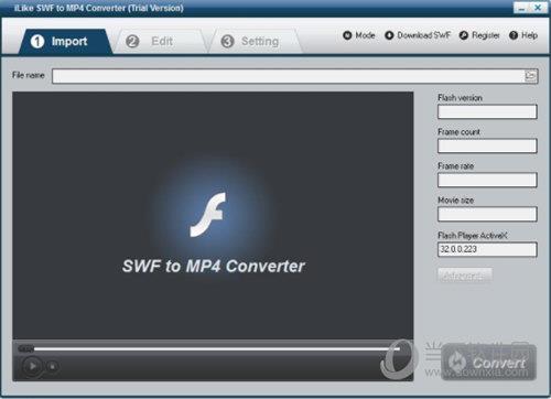 iLike SWF to MP4 Converter(SWF转MP4工具) V2.8.0.0 官方版