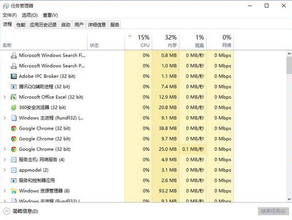 win10任务管理器