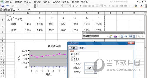 excel折线图截图5