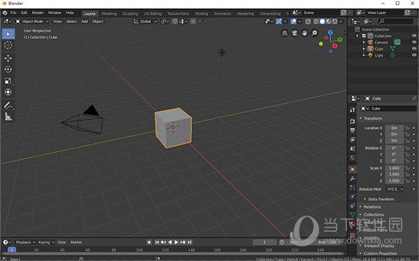 Blender 3D(3D模型制作软件) V2.80 中文绿色版