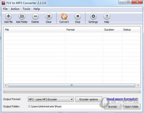 FLV to MP3 Converter(flash转换成mp3工具) V2.2.2.0 官方版