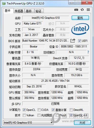 TechPowerUp GPU-Z(显卡识别软件) V2.32.0 rog汉化版