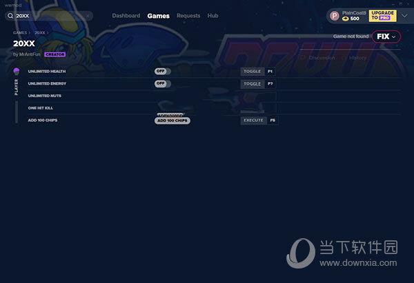 20XX五项修改器 V1.42.0 免费版