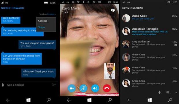 Windows 10移动系统集成新测试版Skype