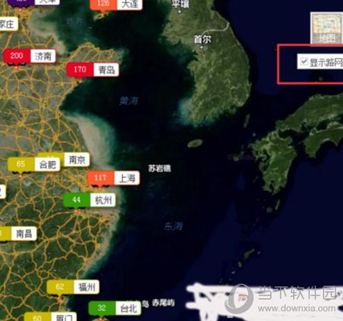 百度地图全国雾霾情况