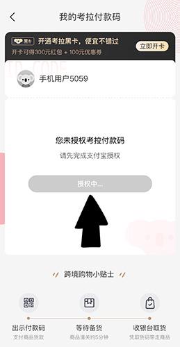 考拉海购我的考拉付款码