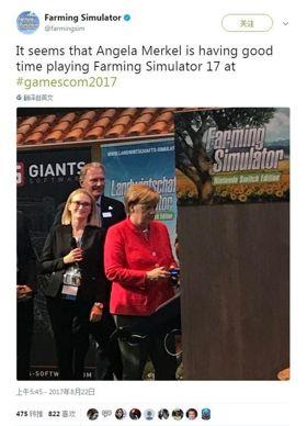 德国总理参观科隆游戏展 被《模拟农场17》深深吸引[多图]图片2