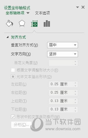 Excel2016设置坐标轴格式