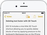 3D Touch怎么快速删除大段文字 快速删除大段文字视频演示