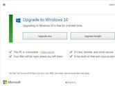 Windows 10强行免费升级 提供现在升和今晚升两种升级方法