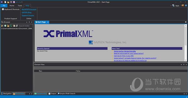 PrimalXML 2021(XML编辑工具) V4.6.71 官方版