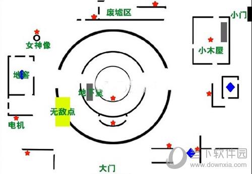 第五人格圣心医院电机分布图