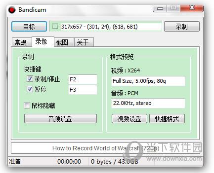 Bandicam主界面截图