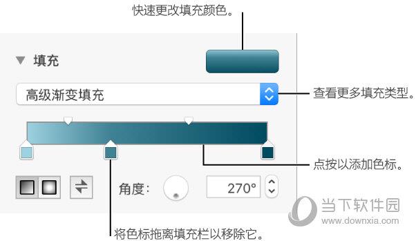 Numbers填充颜色