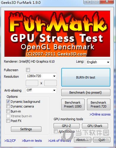 Furmark显卡拷机工具 V1.9.0 免费版