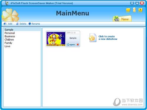 iPixSoft flash ScreenSaver Maker(屏幕保护程序) V3.7.0.0 官方版