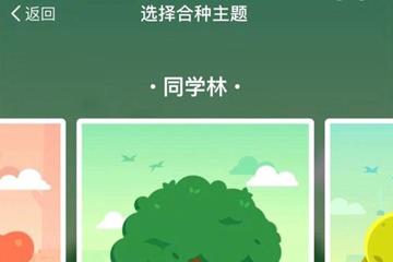 支付宝蚂蚁森林合种树