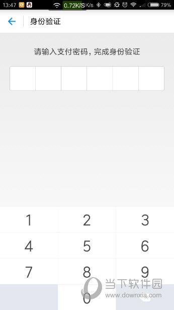 支付宝支付密码输入界面