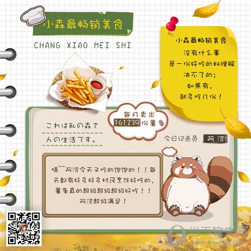 《小森生活》最畅销美食数据图