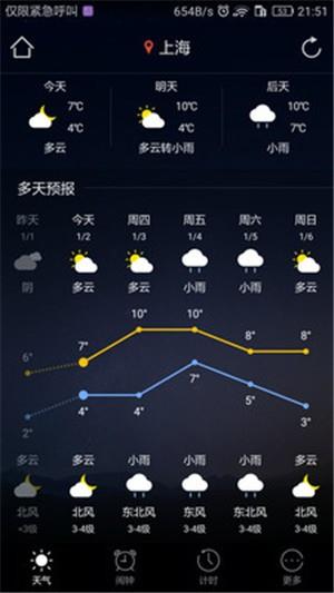 星空天气闹钟4