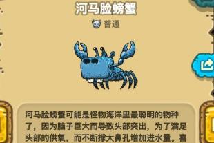 黑暗料理王第三章河马脸螃蟹