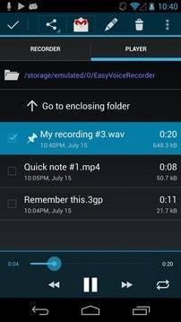 Easy Voice Recorder Pro10