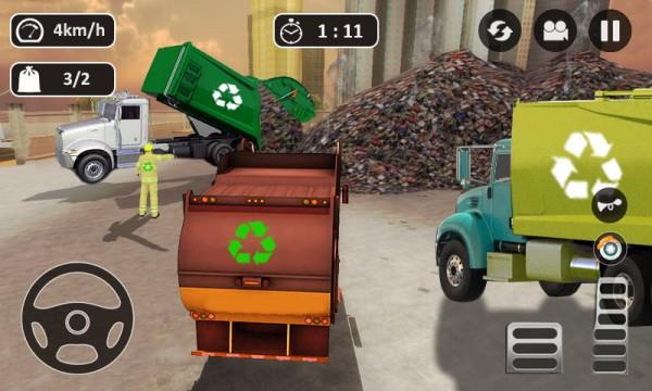 模拟垃圾车扫地3