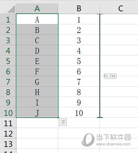 Excel2016如何调换两列位置