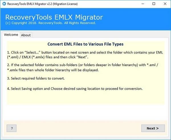 RecoveryTools EMLX Migrator(EMXL转换器)