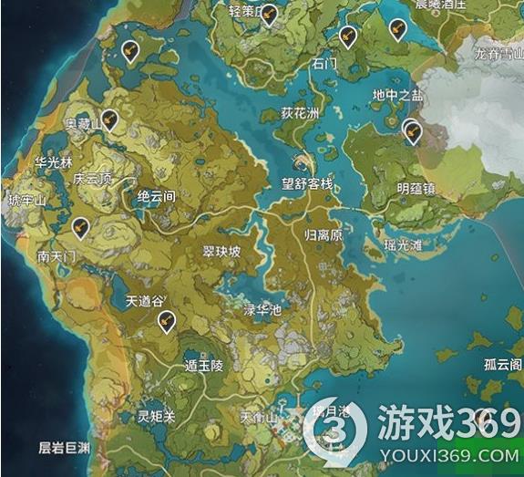 原神璃月地灵龛分布在哪里 原神璃月地灵龛分布图一览