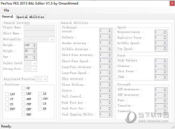 实况足球2013存档编辑器 V1.3 绿色免费版