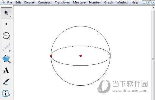 几何画板怎么制作球体直观图