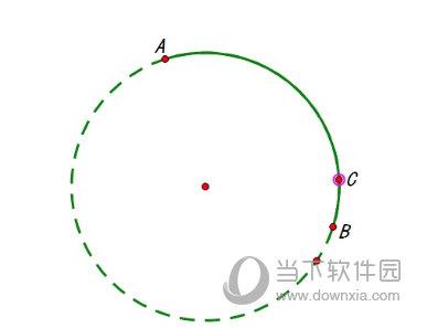 几何画板如何让一点沿着圆弧运动