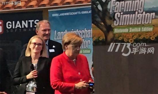 德国总理参观科隆游戏展 被《模拟农场17》深深吸引[多图]图片1