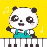 熊猫学钢琴
