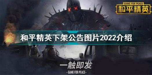 和平精英下架公告图片2022怎么回事 和平精英下架公告2022介绍