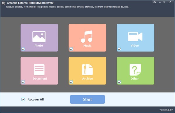 Amazing External Hard Drive Recovery(数据恢复软件)