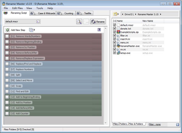 Rename Master(批量改名工具)