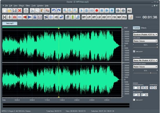 音频编辑器(Softdiv Dexster Audio Editor)