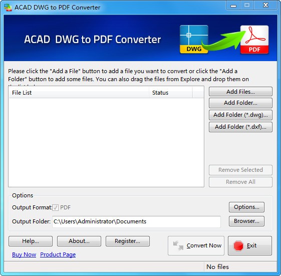 AutoCAD DWG to PDF Converter(文件转换器)