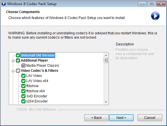 Windows 8 Codec Pack(Win8视频解码器)