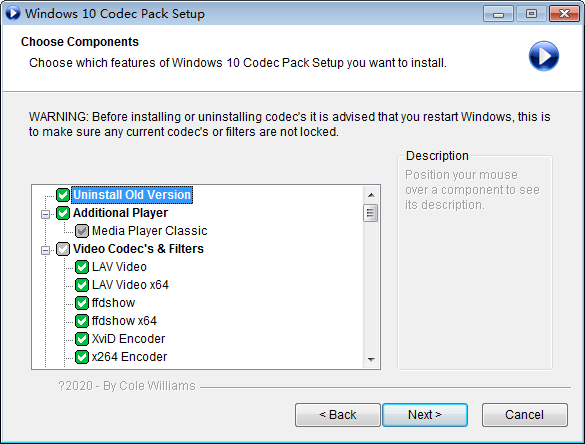 Windows 10 Codec Pack(Win10音视频解码器)