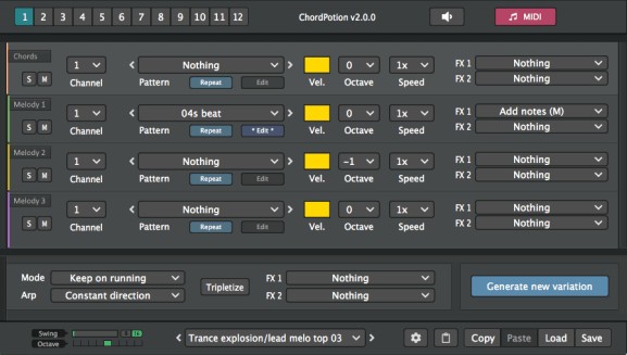 ChordPotion(MIDI音序器)