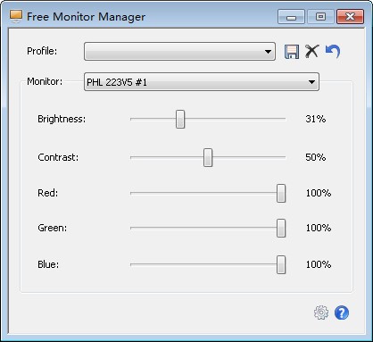 Free Monitor Manager(显示器管理软件)