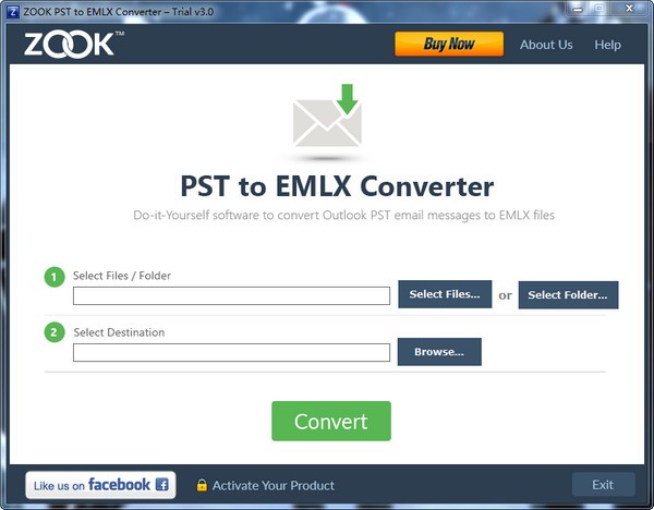 ZOOK PST to EMLX Converter(PST转EMLX转换器)