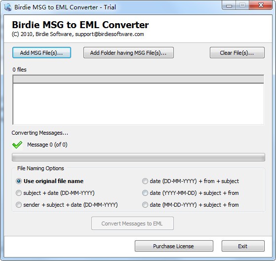 Birdie MSG to EML Converter(MSG转EML工具)