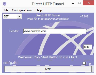 Direct HTTP Tunnel(直接HTTP客户端)