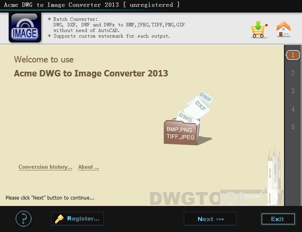 Acme DWG to Image Converter(DWG到图像转换器)