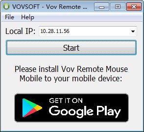 Vov Remote Mouse(鼠标键盘模拟软件)